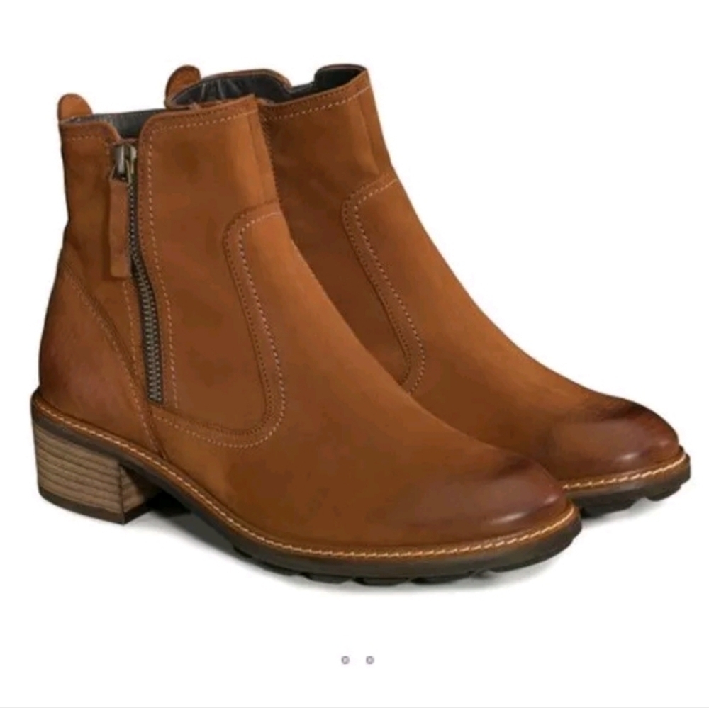 NEW Paul Green Diego Boot Cognac Brown